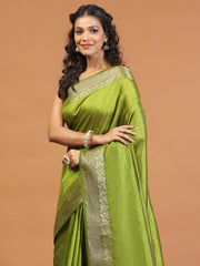 Zari Border Woven Handloom Saree