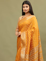 Zari Border Woven Handloom Saree