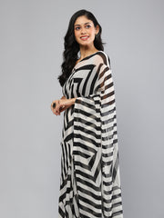 Digital Printed Georgette Saree