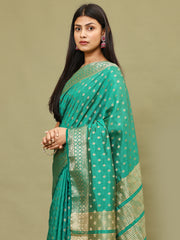 Zari Border Woven Handloom Saree