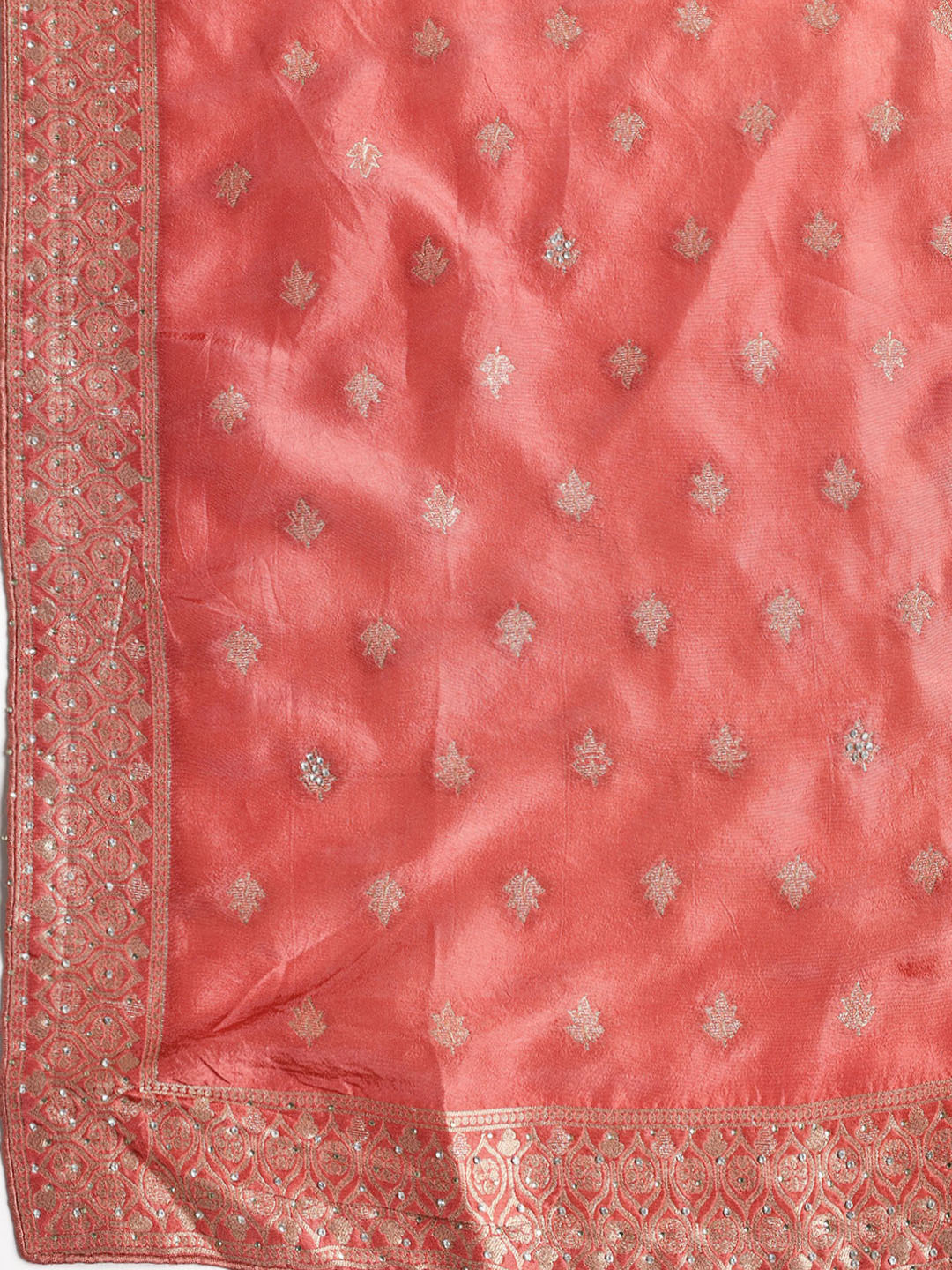 Banarasi Art Silk Unstitched Suit With Dupatta