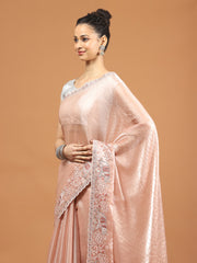 Stone Work Organza Saree