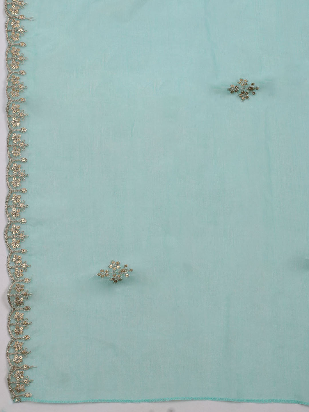 Zari Jaal Art Silk Unstitched Suit With Dupatta