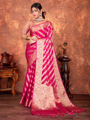 Stone Embroidery Organza Saree