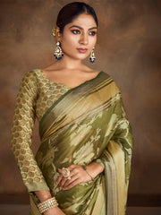 Plain Georgette Saree