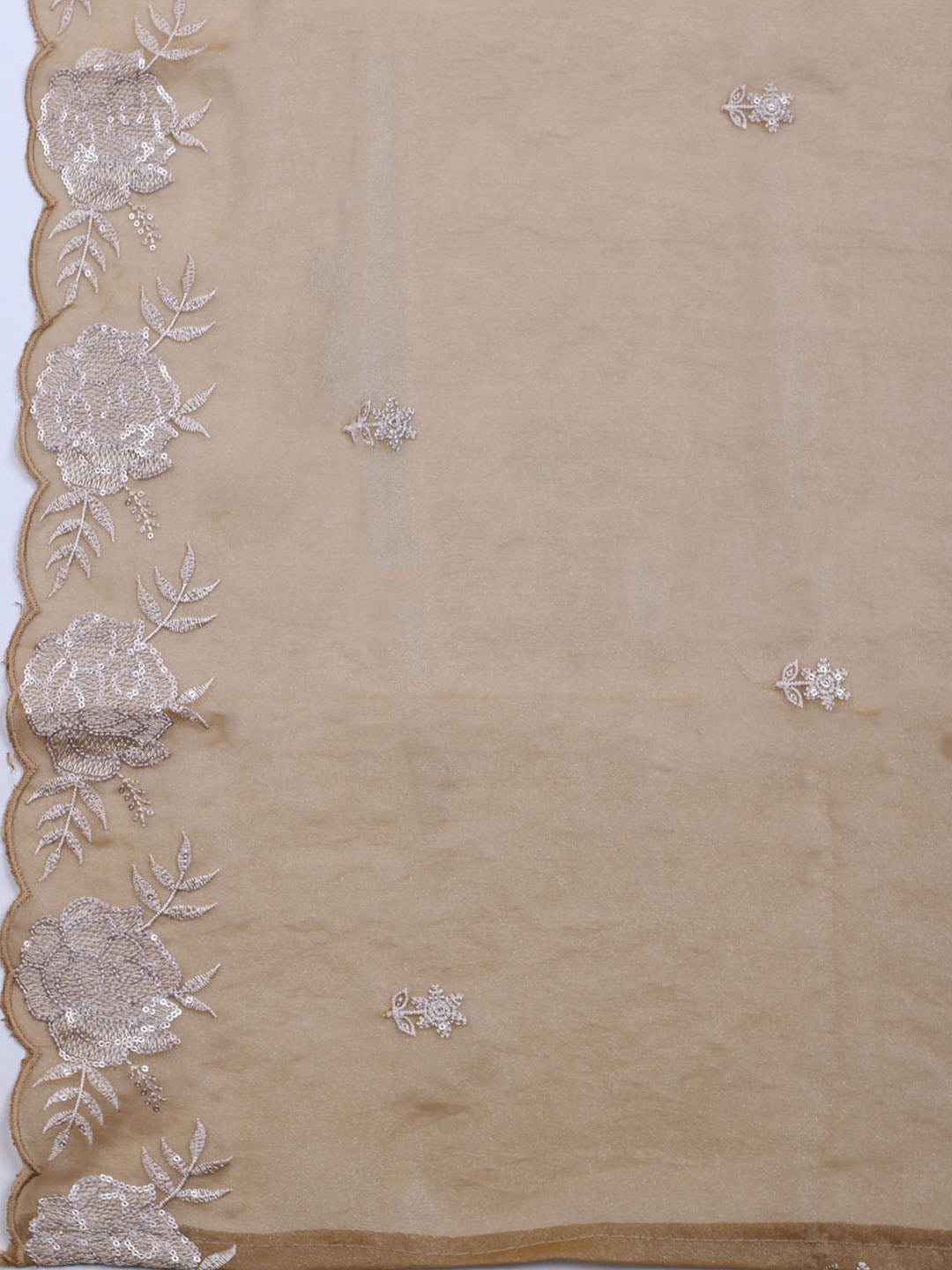 Embroidered Tissue Unstitched Suit With Dupatta