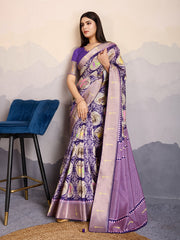 Printed Art Silk Saree