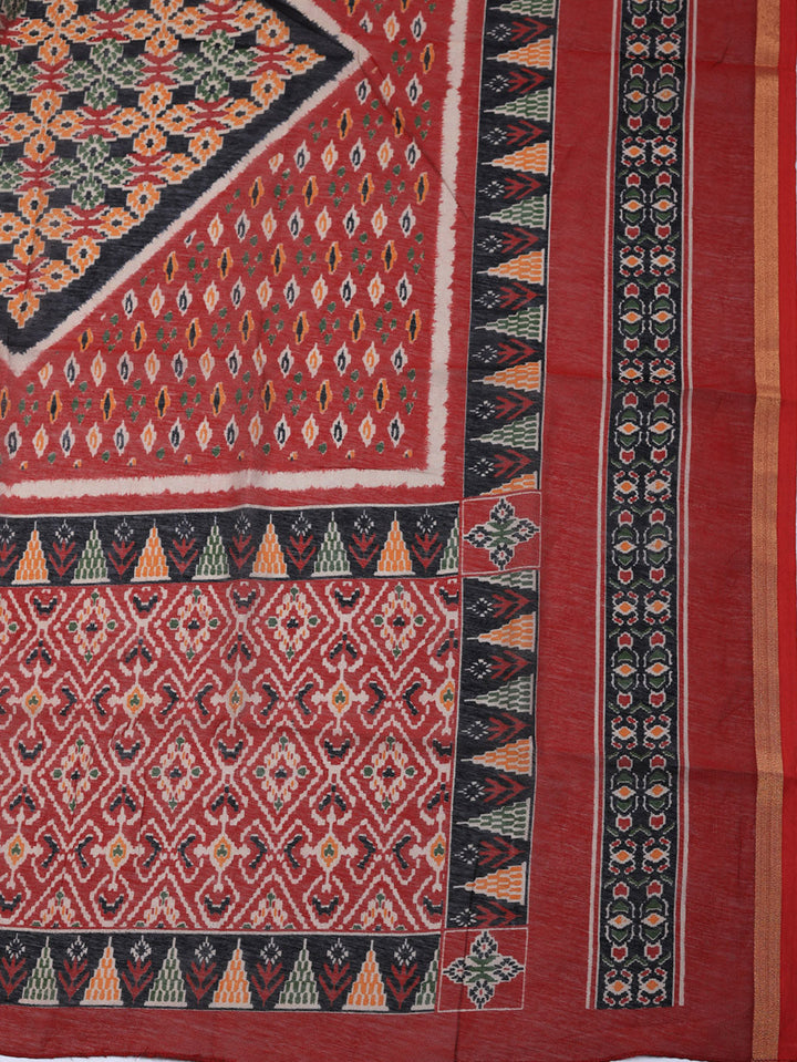 Embroidered Cotton Blend Unstitched Suit With Pant &amp; Dupatta
