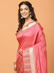 Zari Border Woven Handloom Saree