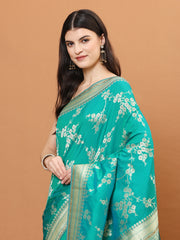 Stone Embroidery Banarasi Saree