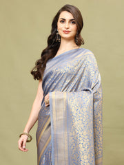 Zari Jaal Woven Handloom Saree