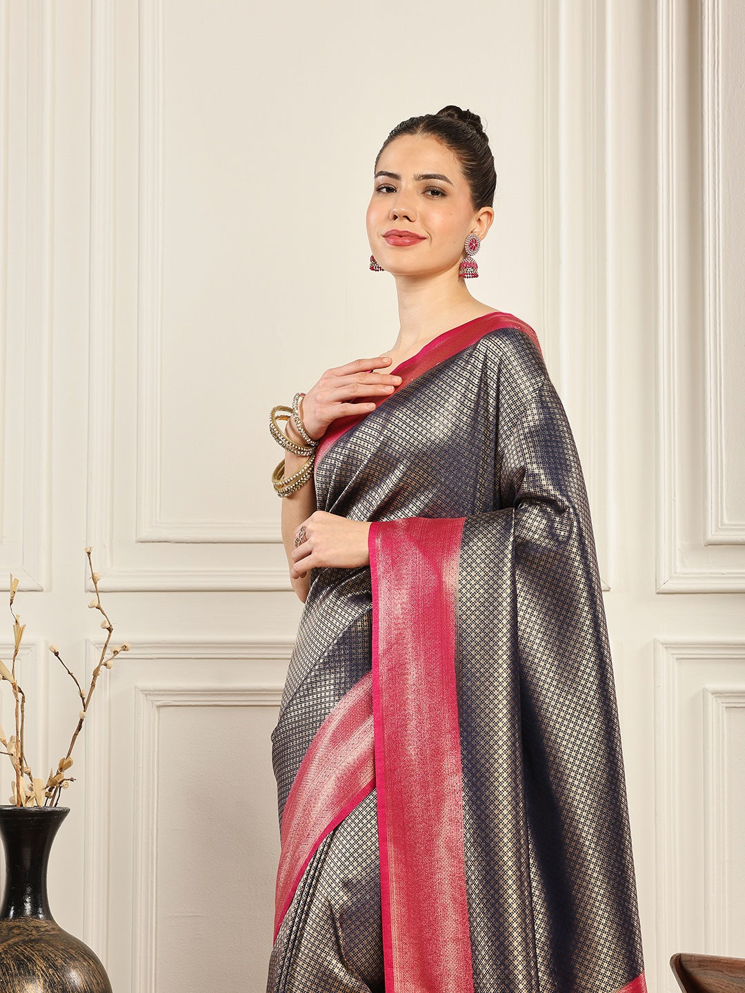 Woven Design Art Silk Saree