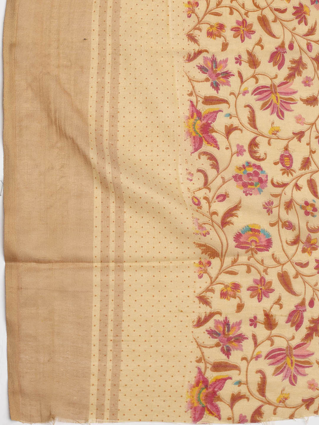 Printed Cotton Blend Unstitched Suit With Dupatta