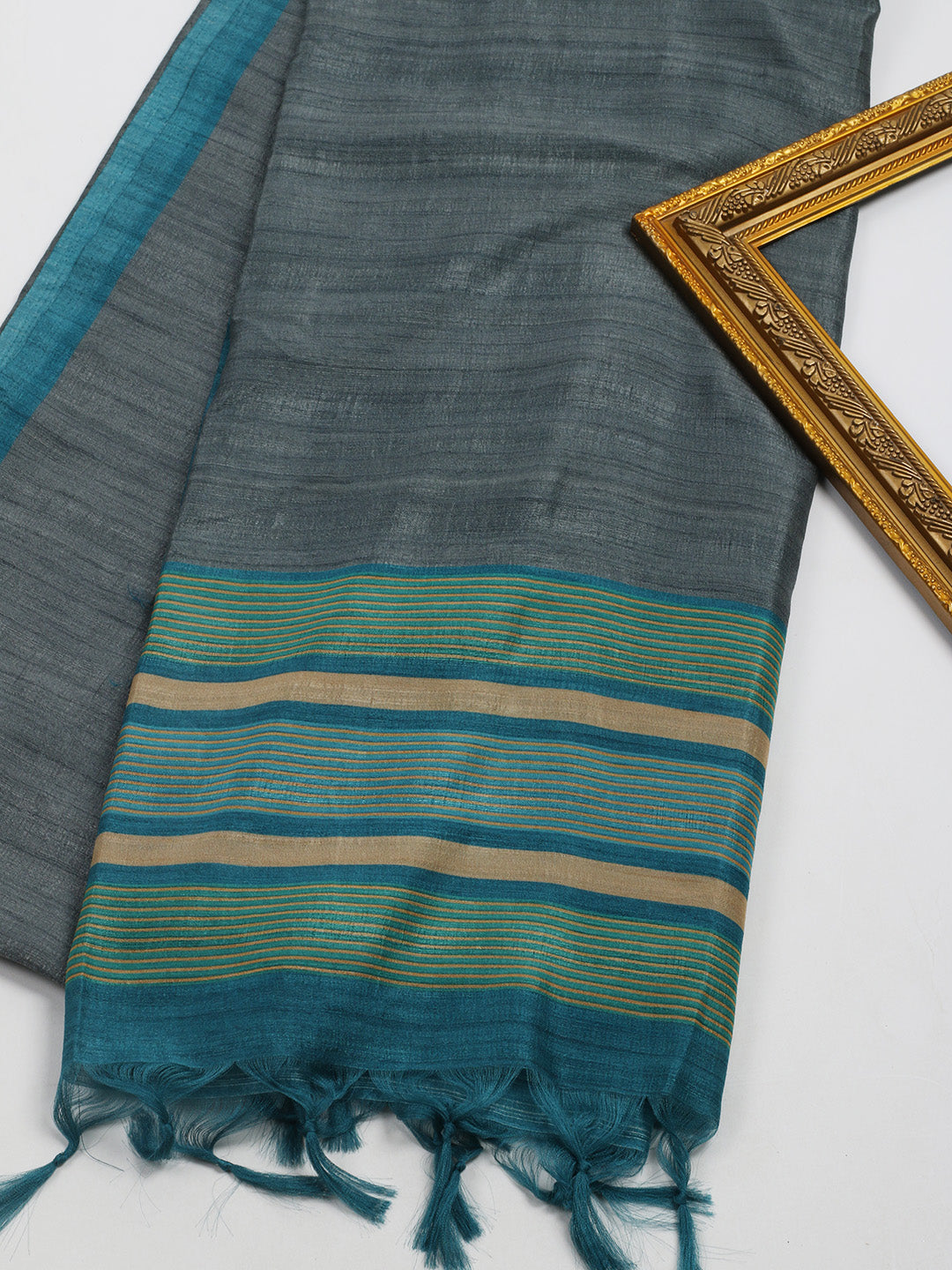 Printed Tussar Saree