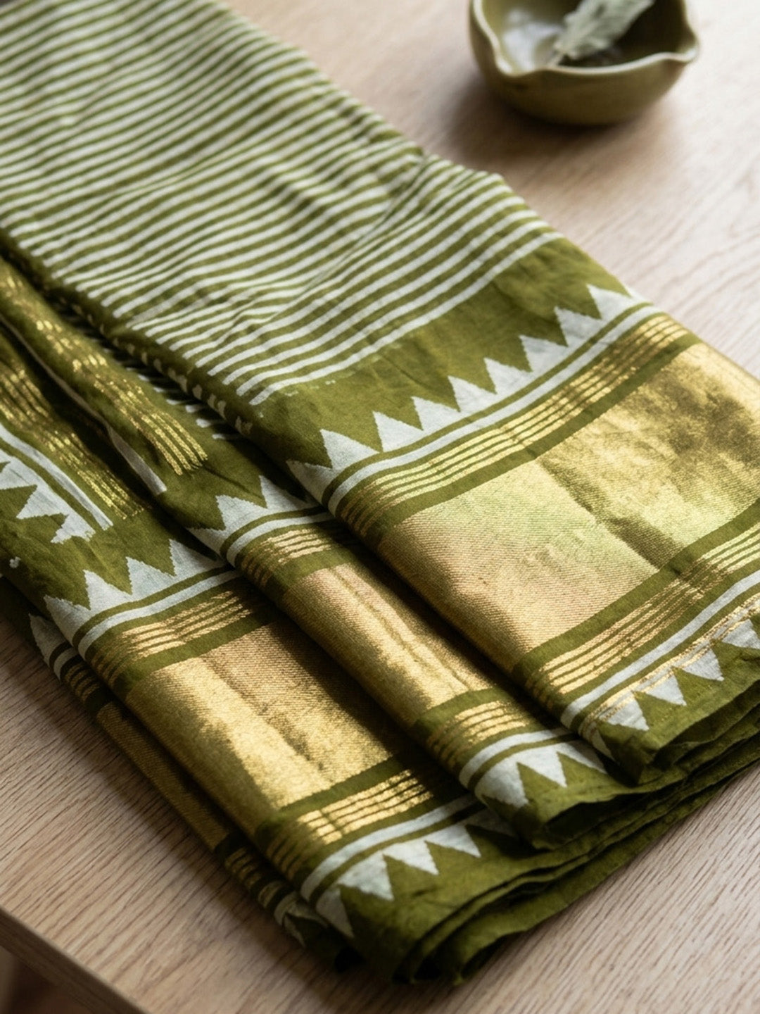 Embroidered Art Silk Unstitched Suit With Pant &amp; Dupatta