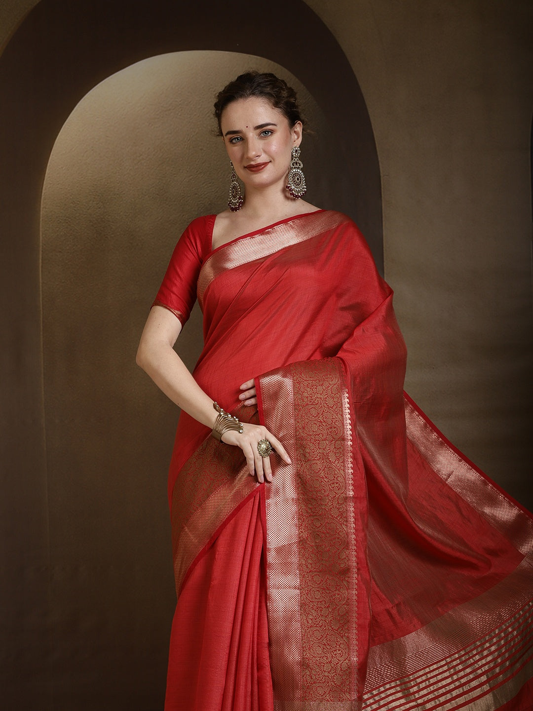 Woven Design Art Silk Saree