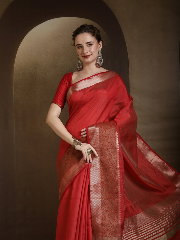 Woven Design Art Silk Saree