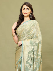 Zari Jaal Woven Handloom Saree