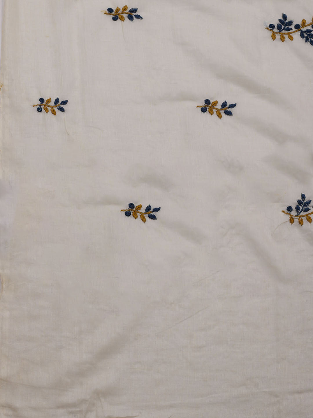 Printed Cotton Blend Unstitched Suit With Dupatta