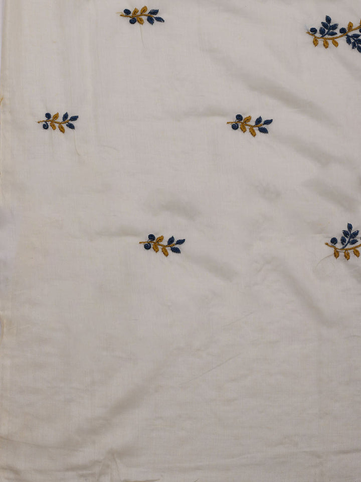 Printed Cotton Blend Unstitched Suit With Dupatta