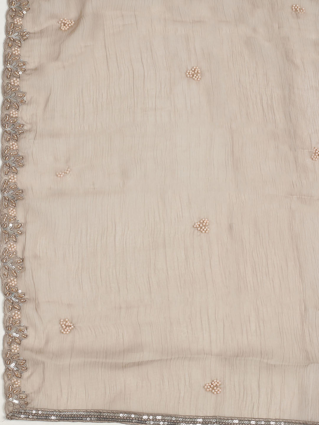 Embroidered Chiffon Unstitched Suit With Dupatta