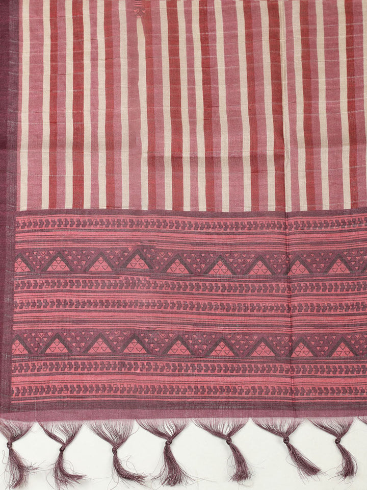 Embroidered Chanderi Unstitched Suit With Pant &amp; Dupatta