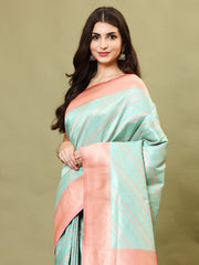 Zari Jaal Art Silk Woven Saree