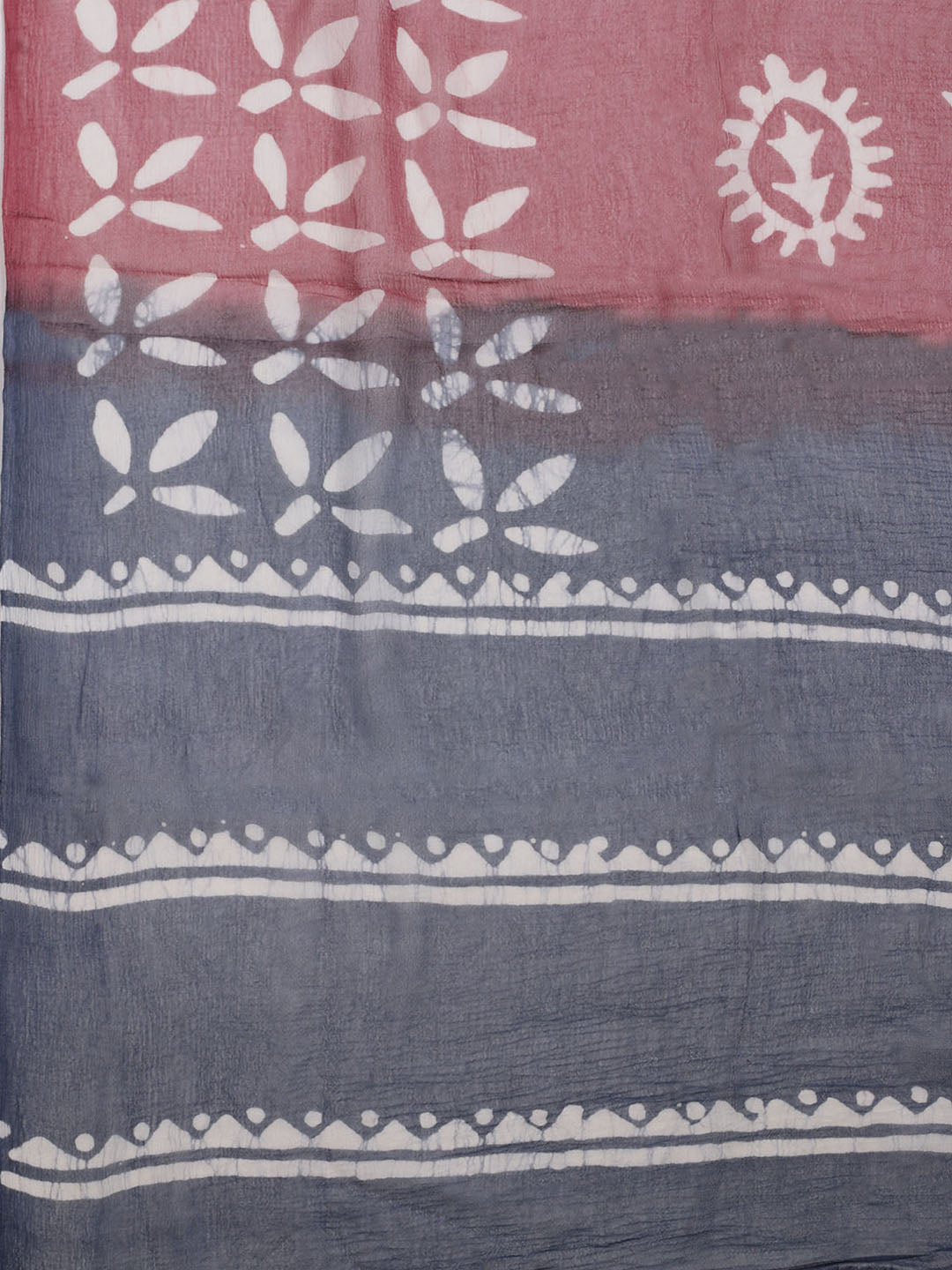 Printed Cotton Blend Unstitched Suit With Dupatta