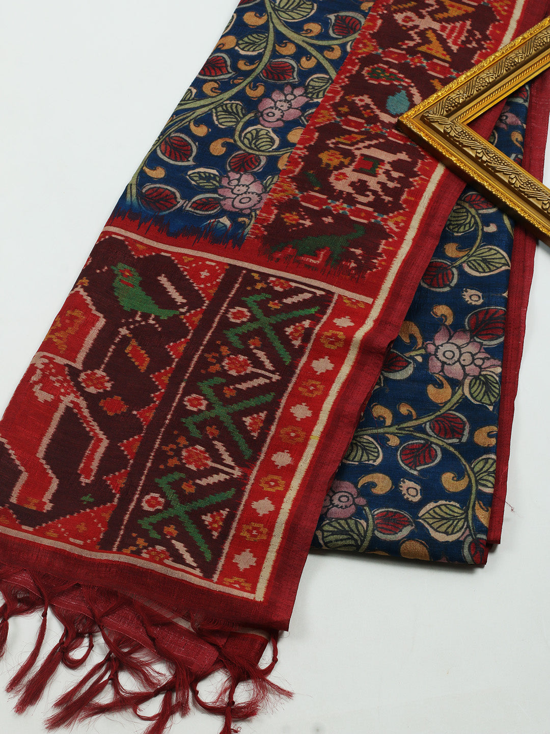 Printed Tussar Saree
