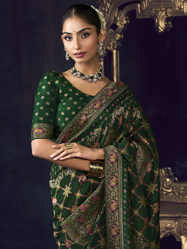 Woven Design Dola Silk Saree