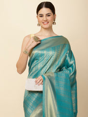 Brocade Zari Jaal Woven Handloom Saree