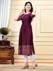 Digital Printed Cotton Kurta