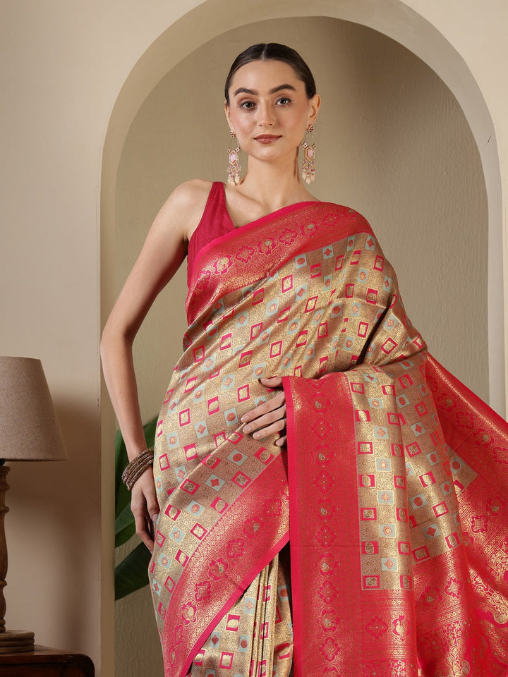 Woven Design Art Silk Saree