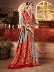 Digital Printed Art Silk Saree