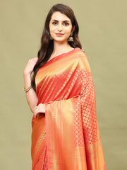 Zari Booti Woven Handloom Saree