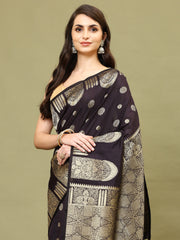 Zari Border Woven Handloom Saree