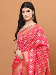 Stone Embroidery Banarasi Saree