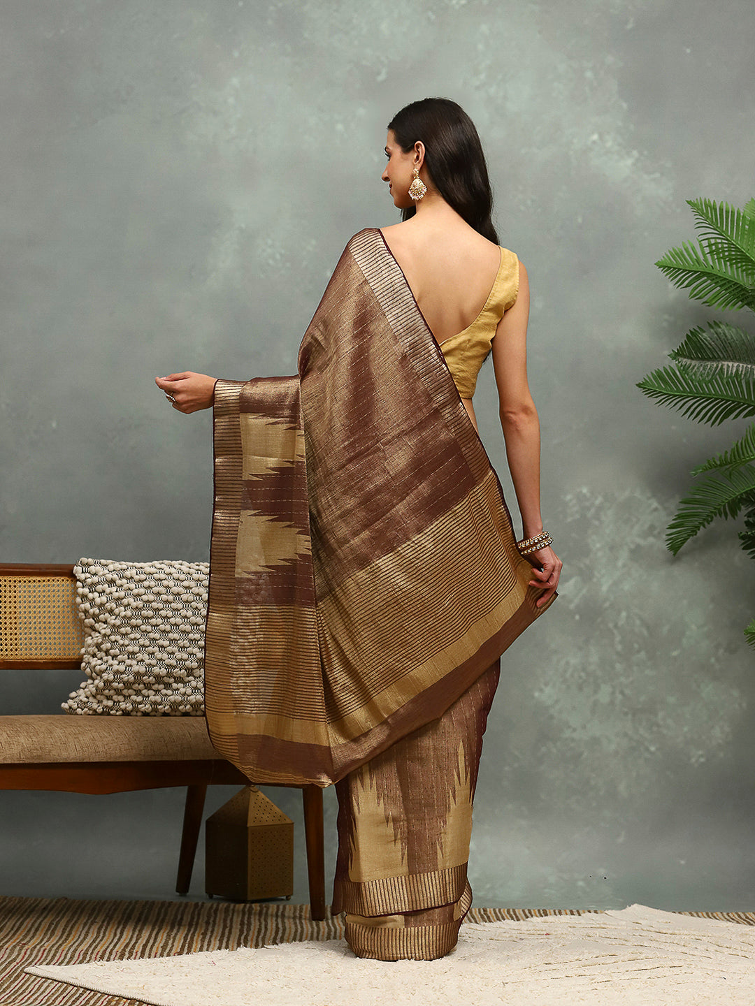 Zaari Border Art Silk Saree