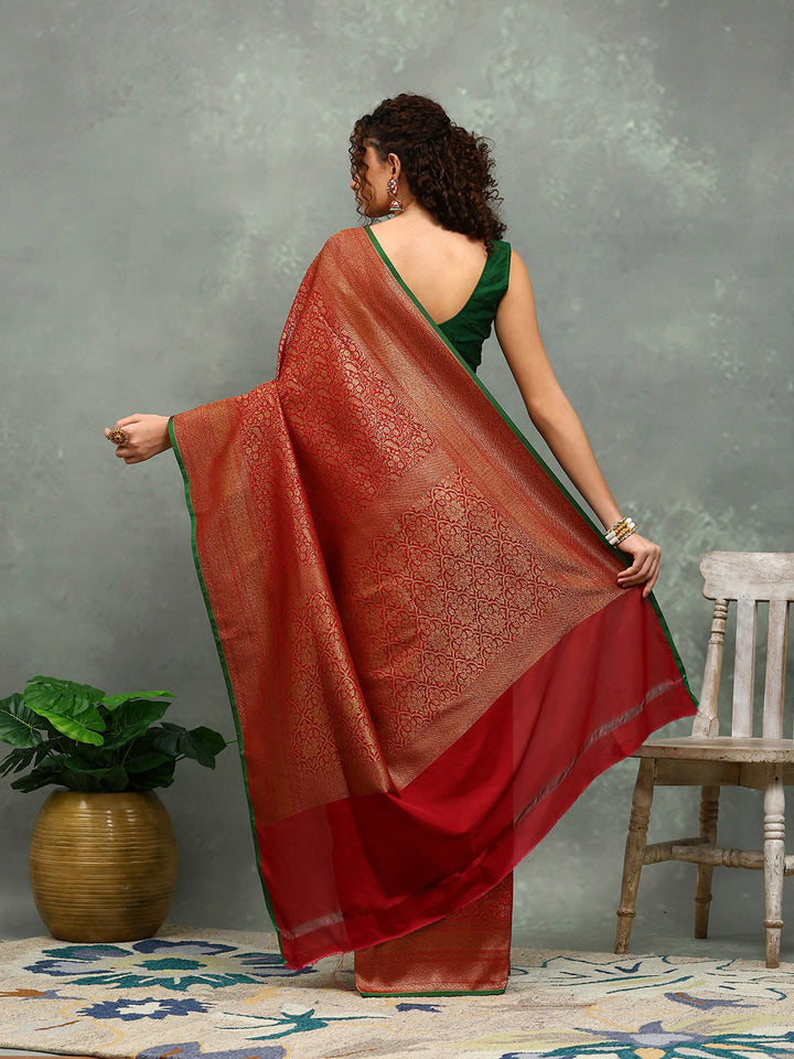 Wovn Border Art Silk Saree