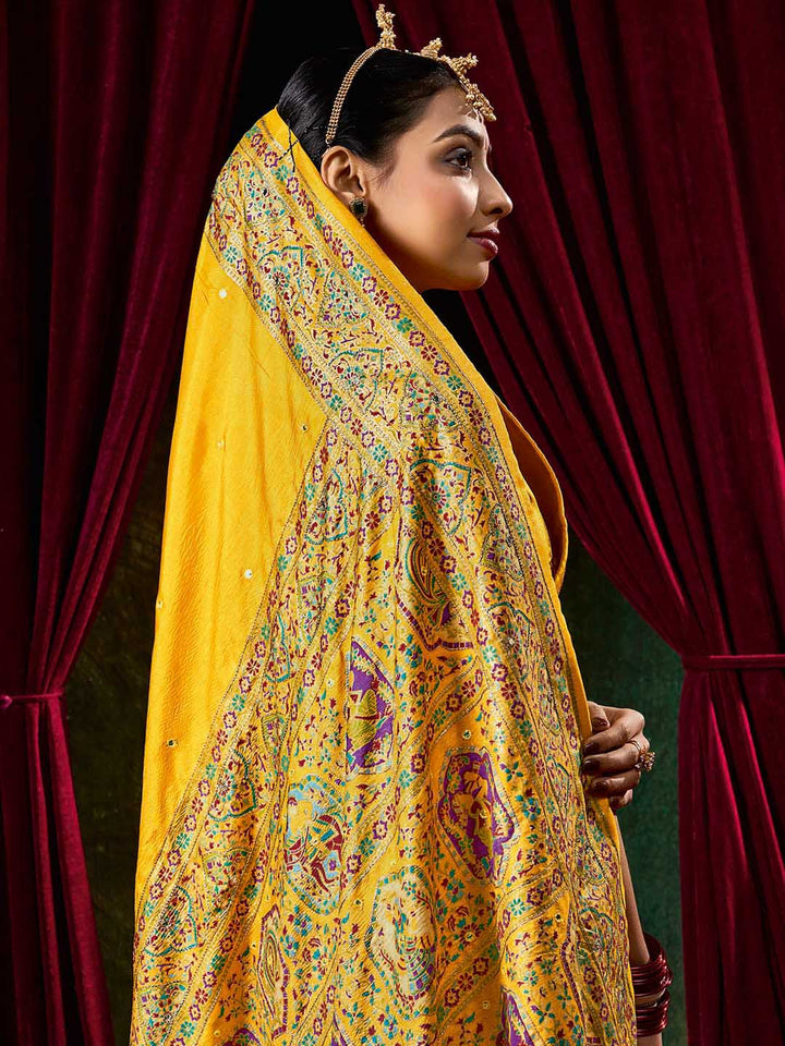Zari Border Art Silk Saree