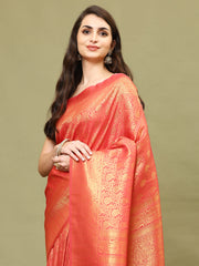 Zari Jaal Woven Handloom Saree