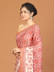 Digital Printed Tussar Woven Saree