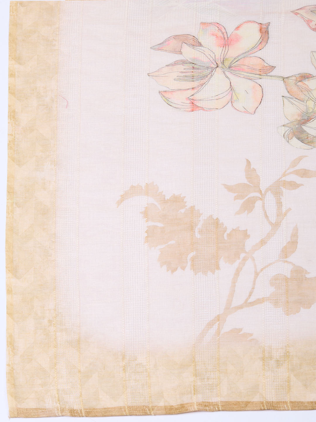 Neck Embroidered Cotton Blend Unstitched Suit With Dupatta