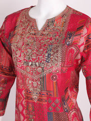 Printed Muslin Kurta With Pants