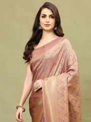 Zari Jaal Woven Handloom Saree