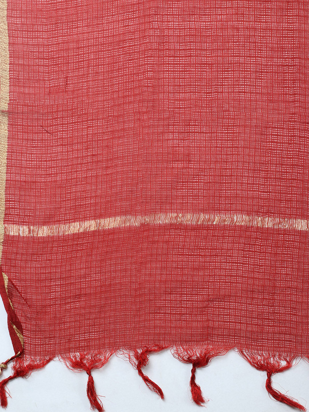 Embroidered Cotton Blend Unstitched Suit With Pant &amp; Dupatta