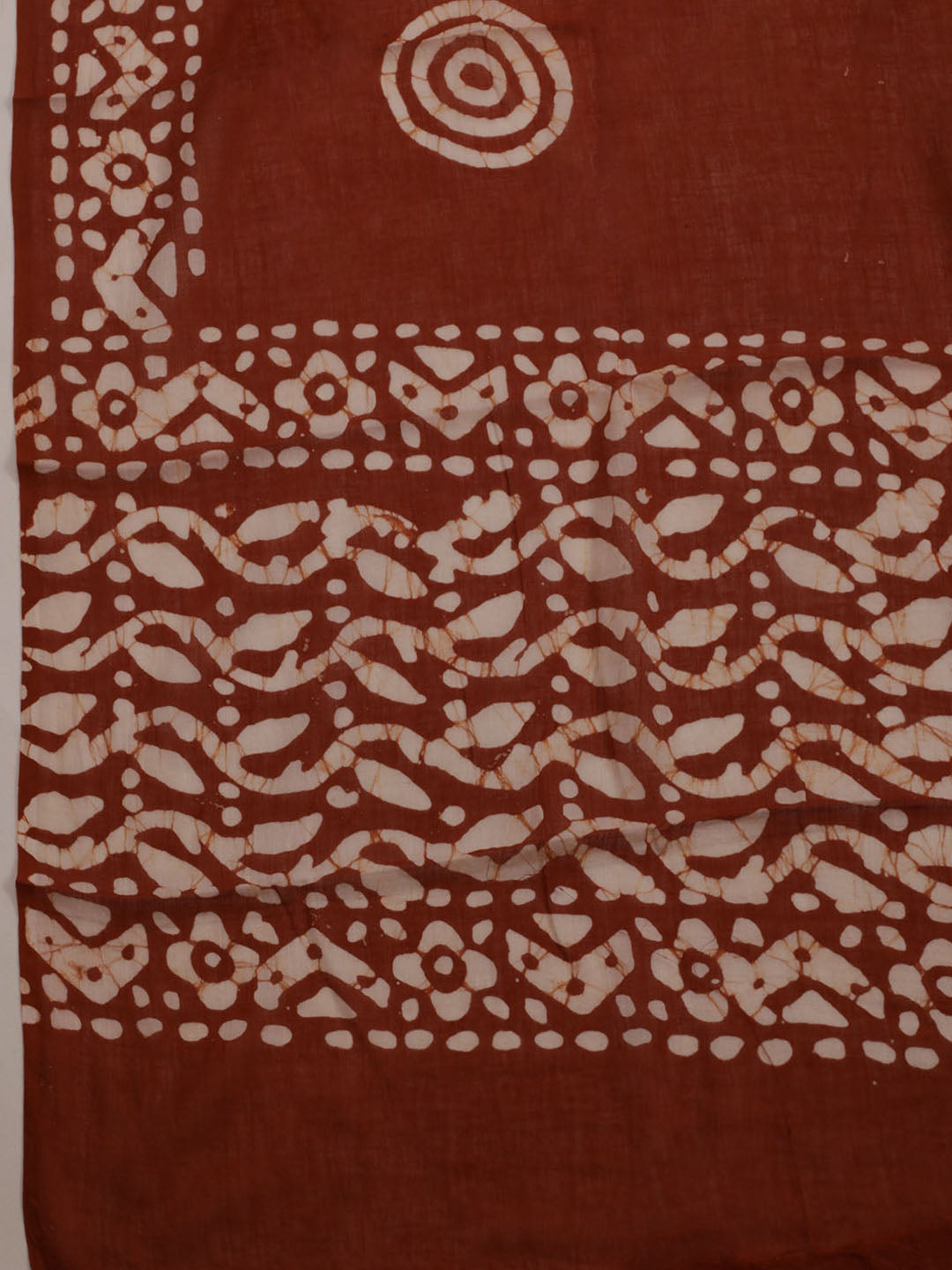 Printed Cotton Blend Unstitched Suit With Dupatta