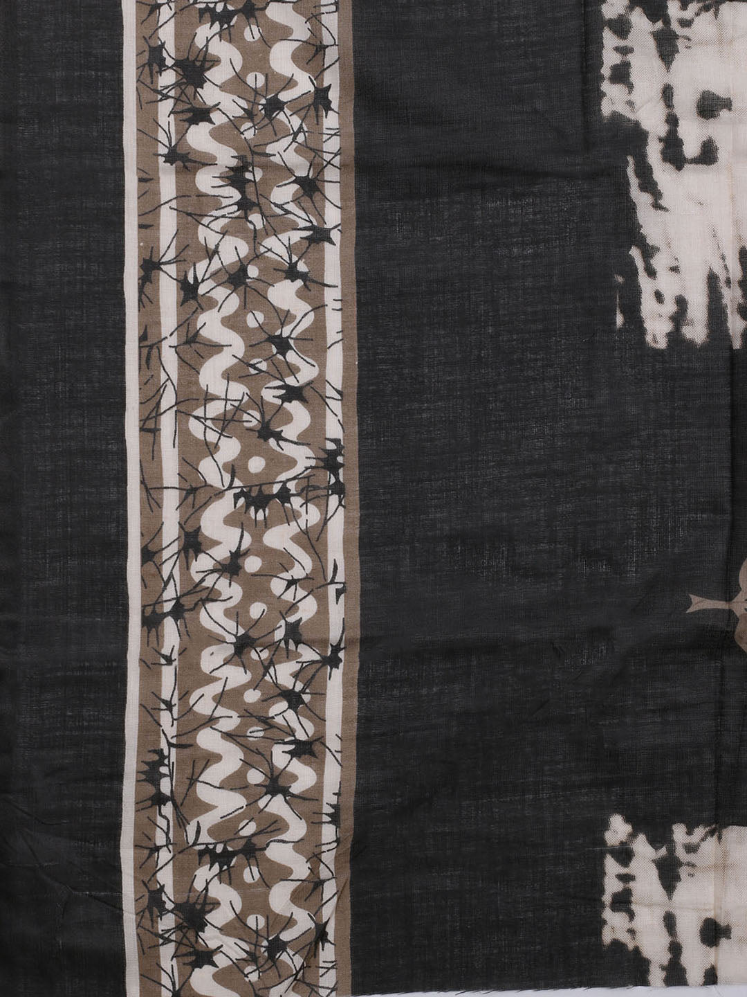 Printed Cotton Blend Unstitched Suit With Dupatta