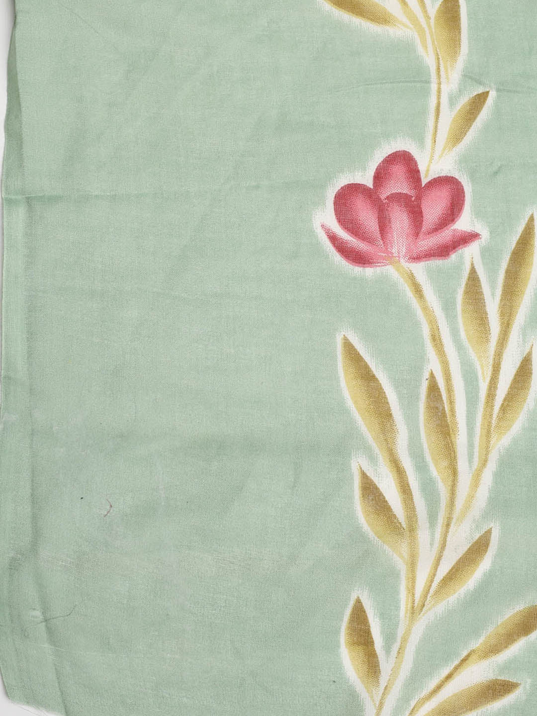 Printed Cotton Blend Unstitched Suit With Dupatta