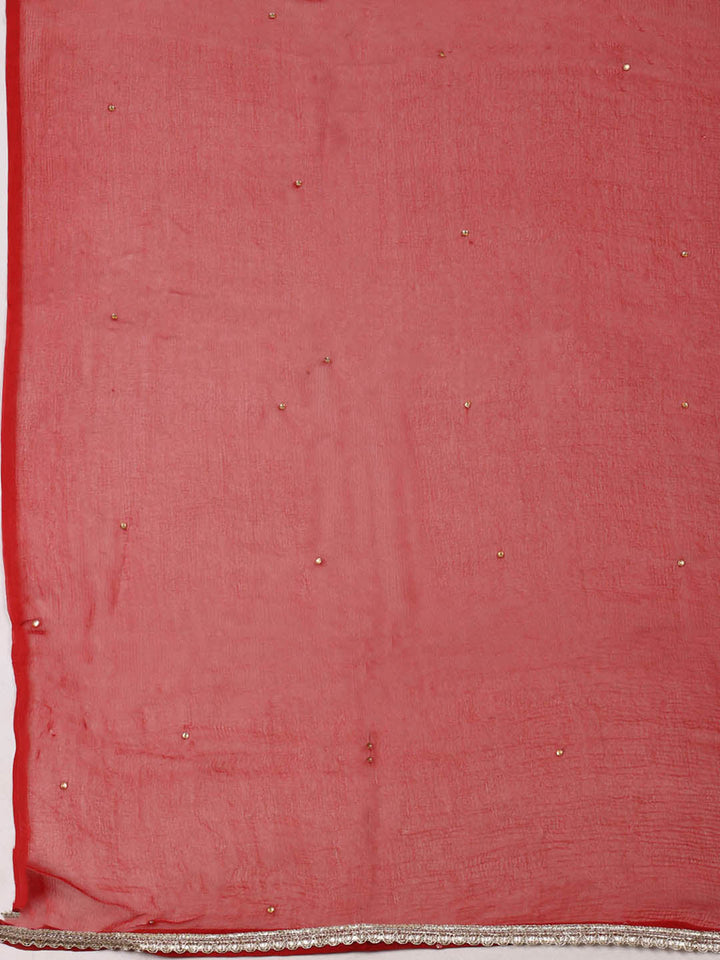 Woven Chanderi Unstitched Suit Piece With Dupatta